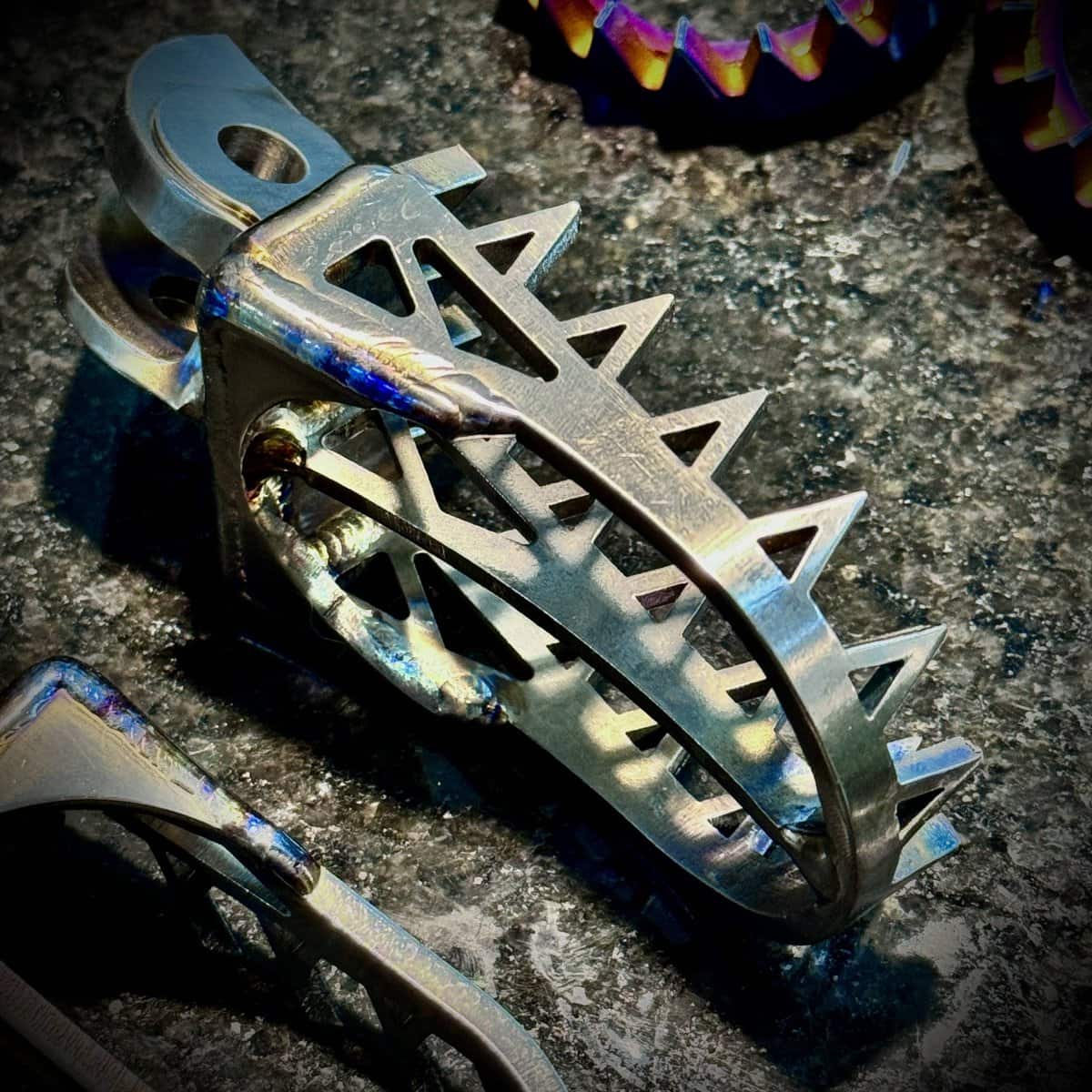 Husqvarna Factory Racing Titanium Pegs by Husqvarna